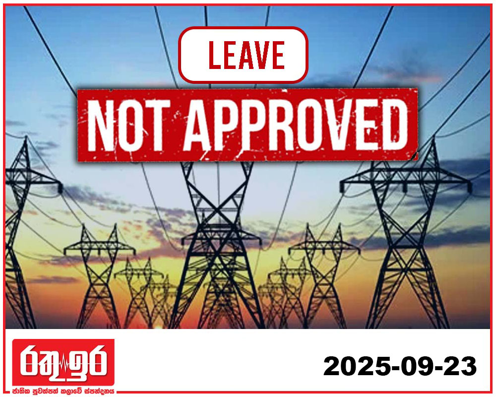 විදුලි සේවකයන්ගේ සියලුම නිවාඩු අවලංගුයි