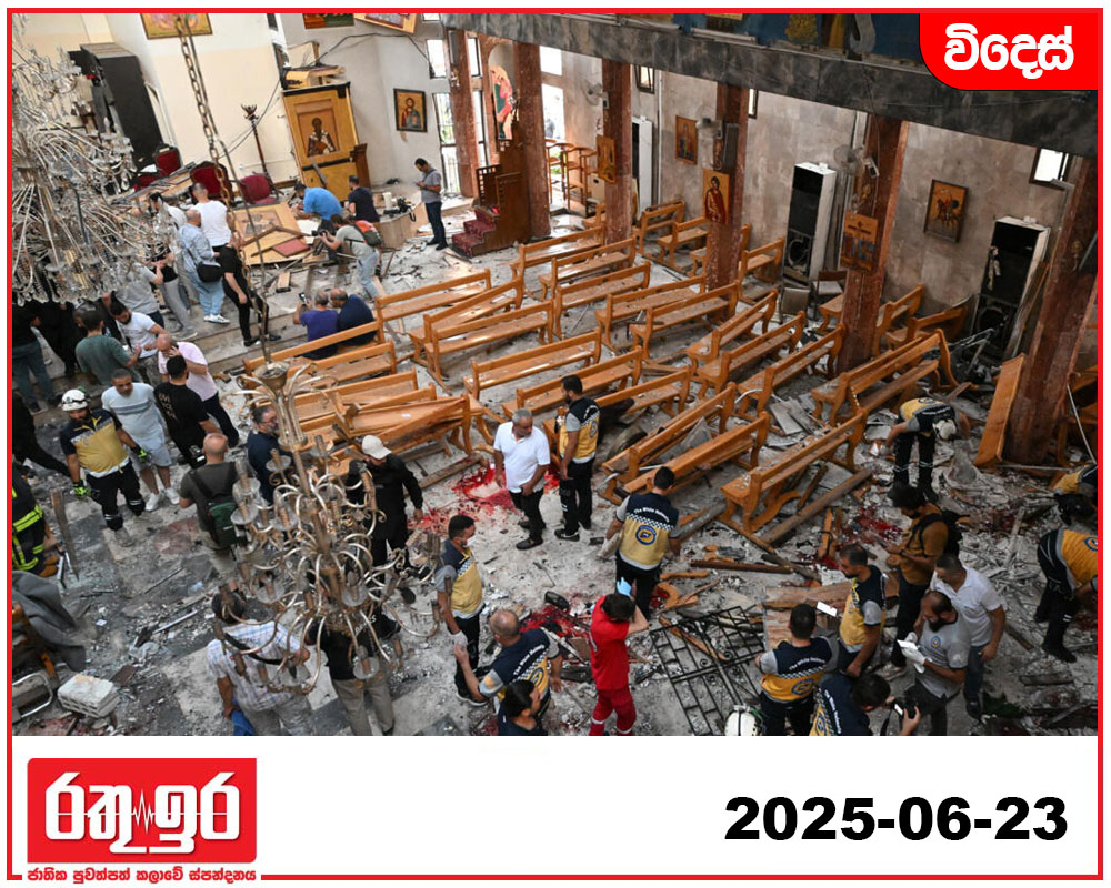 සිරියාවේ දමස්කස් දේවස්ථානයට බෝම්බ ප්‍රහාරයක්