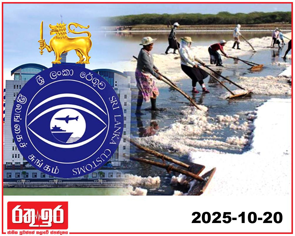 2025 වරායේ සිර වී තිබෙන ලුණු ප්‍රති අපනයනය කිරීමට ආනයනකරුවන්ට දැනුම් දේ