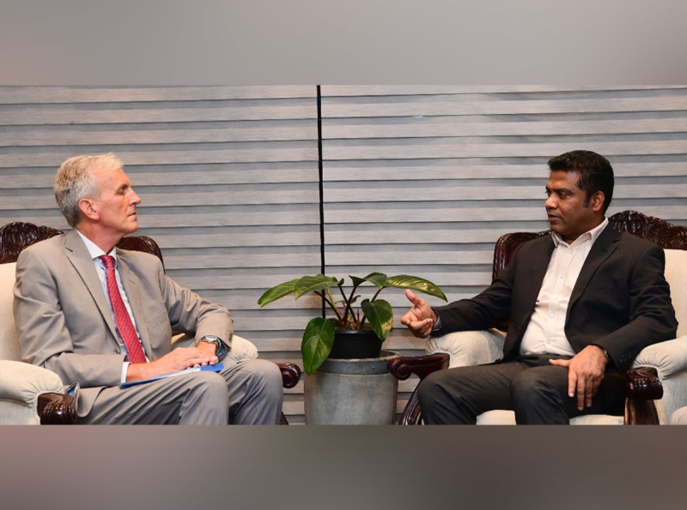 ලෝක ආහාර වැඩසටහනේ ශ්‍රී ලංකා අධ්‍යක්ෂවරයා සෞඛ්‍ය හා ජනමාධ්‍ය අමාත්‍යවරයා හමුවෙයි