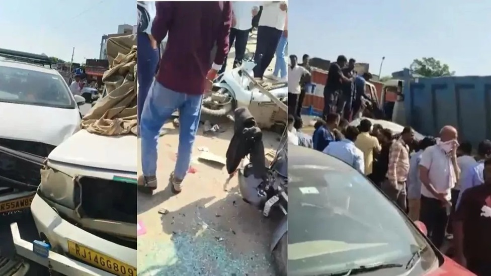 රාජස්ථානයේ ජායිපූර්හිදී ට්‍රක් රථයක් වාහන කිහිපයකට ගැටීමෙන් 13 දෙනෙකු මරුට