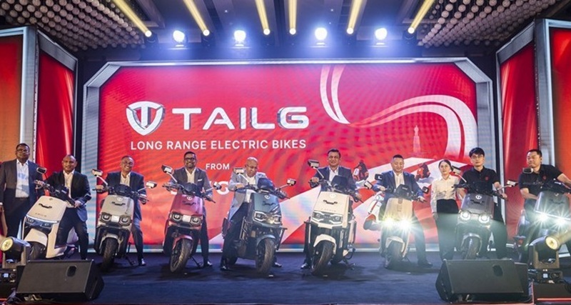 SINGER පරිසර හිතකාමී TAILG ඉලෙක්ට්‍රික් යතුරුපැදි හඳුන්වා දෙයි