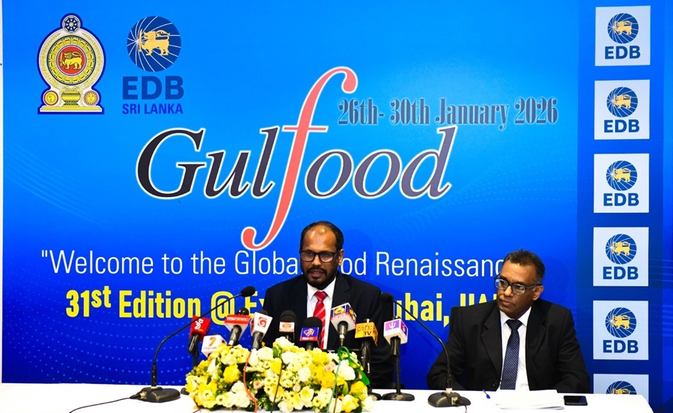 ශ්‍රී ලංකාවේ මෙතෙක් විශාලතම (B2B) ප්‍රදර්ශන මණ්ඩපය 2026 ඩුබායි Gulfood ජාත්‍යන්තර ප්‍රදර්ශනයට
