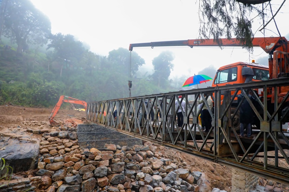 බදුල්ල-ස්ප්‍රින්ග් නිම්න මාර්ගයේ බේලි පාලමේ ඉදිකිරීම් අවසන් අදියරේ