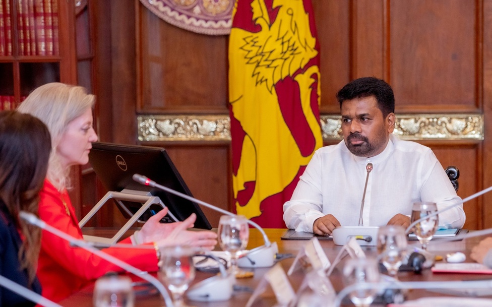 ජනාධිපති අනුර සහ එක්සත් ජනපදයේ දේශපාලන කටයුතු පිළිබඳ උප රාජ්‍ය ලේකම් අතර හමුවක්